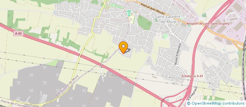 localisation de l'entreprise SCI VIDAU  SAINT-LAURENT-DE-MURE