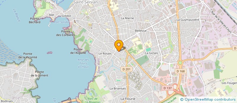localisation de l'entreprise SCI VIDELO  SAINT-MALO