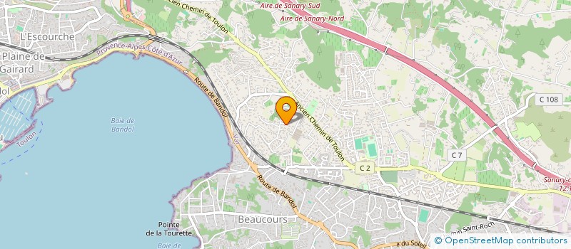 localisation de l'entreprise SCI VIDIM à SANARY-SUR-MER