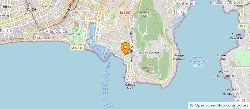 localisation de l'entreprise SCI VIDO à NICE