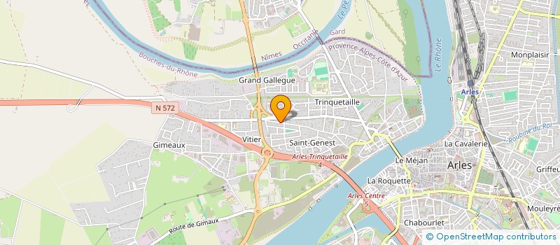 localisation de l'entreprise SCI VIDOMAF à ARLES