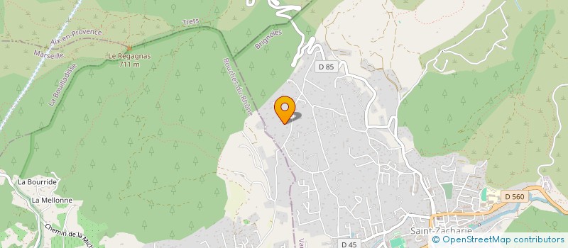 localisation de l'entreprise SCI VIDOR  SAINT-ZACHARIE