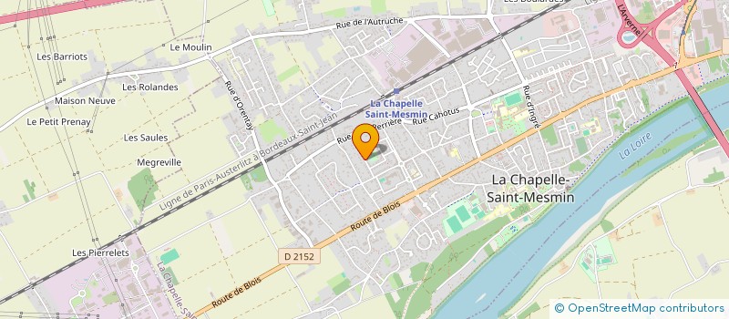 localisation de l'entreprise SCI VIDUAL à LA CHAPELLE-SAINT-MESMIN