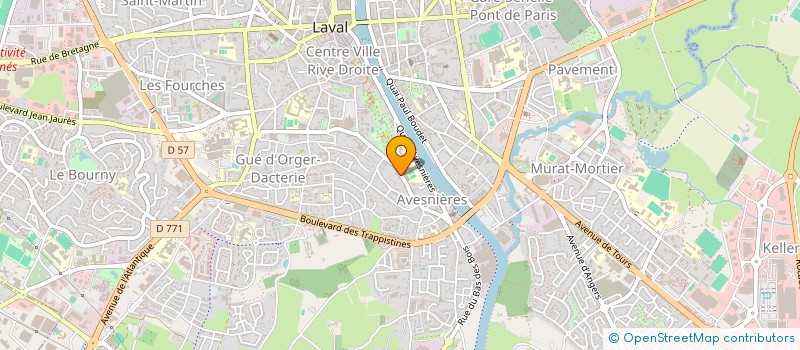 localisation de l'entreprise SCI VIDUS à LAVAL