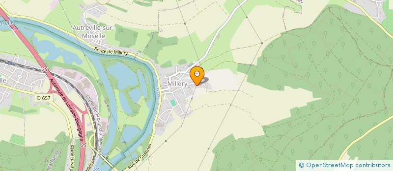 localisation de l'entreprise SCI VIDUSIENNE  MILLERY