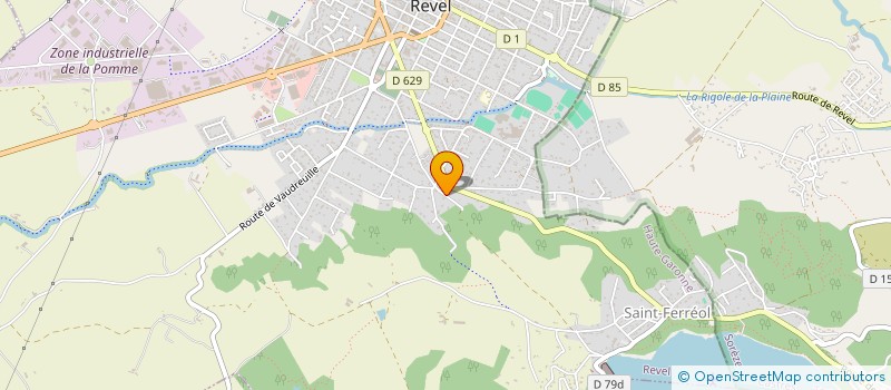 localisation de l'entreprise SCI VIE  REVEL