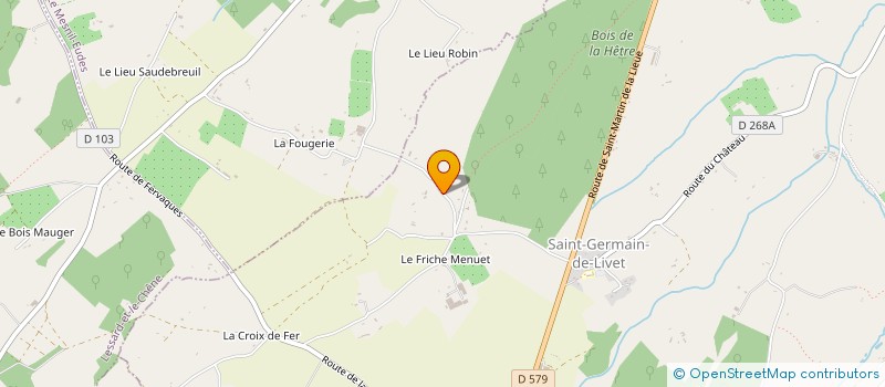 localisation de l'entreprise SCI VIE  SAINT-GERMAIN-DE-LIVET