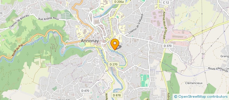 localisation de l'entreprise SCI VIE DE PAROT à ANNONAY