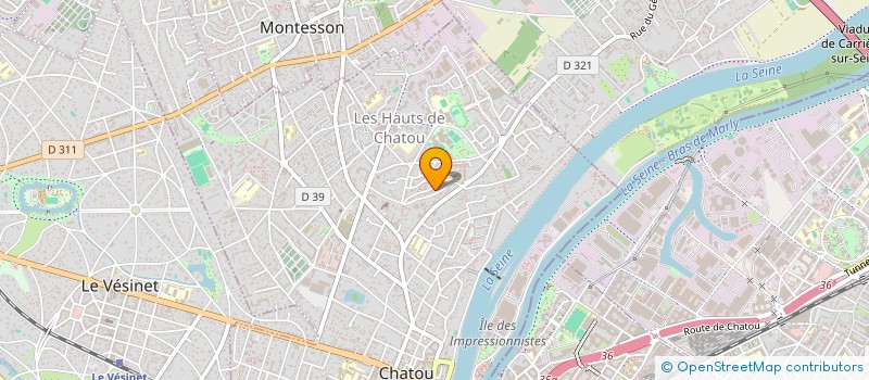 localisation de l'entreprise SCI VIE ET PARFUM  CHATOU