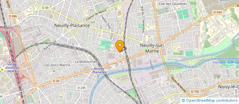 localisation de l'entreprise SCI VIE NOUVELLE  NEUILLY-SUR-MARNE