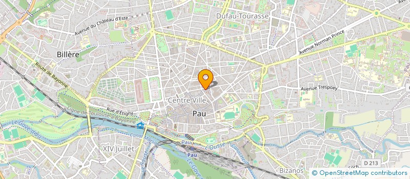localisation de l'entreprise SCI VIE SAINE à PAU
