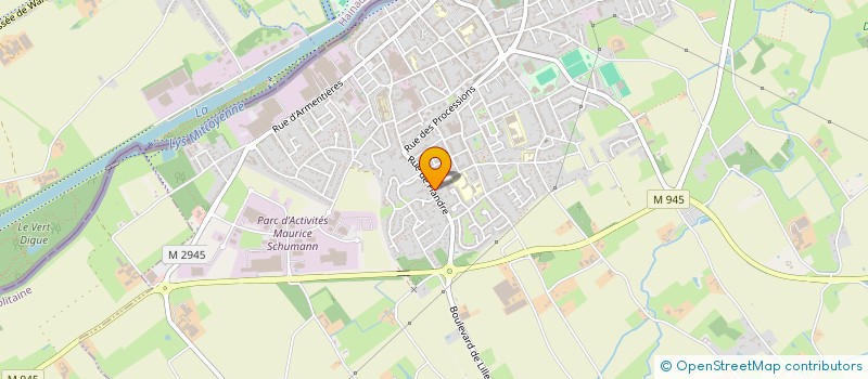 localisation de l'entreprise SCI VIEIL DIEU  COMINES