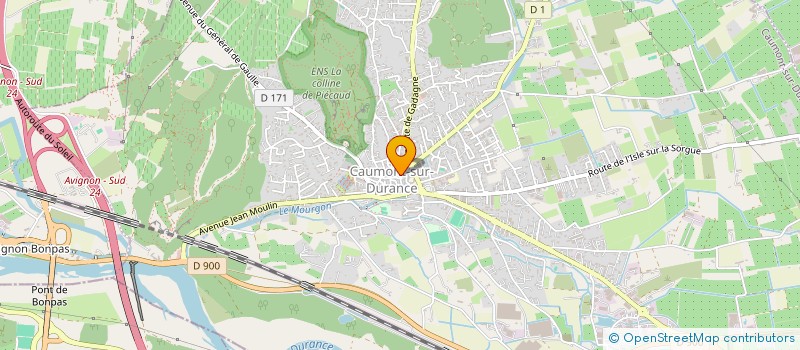 localisation de l'entreprise SCI VIEIL HOPITAL  CAUMONT-SUR-DURANCE