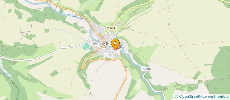 localisation de l'entreprise SCI VIEILLE HALLES  AIGNAY-LE-DUC