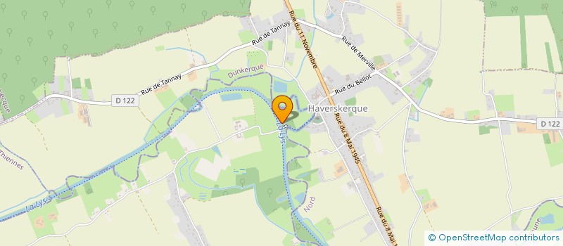 localisation de l'entreprise SCI VIEILLE LYS  SAINT-VENANT