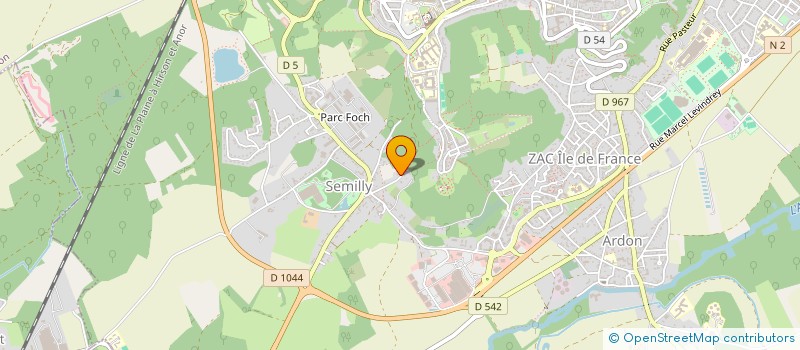 localisation de l'entreprise SCI VIEILLE MONTAGNE à LAON