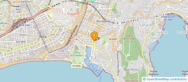 localisation de l'entreprise SCI VIEILLE PLANCHE  NICE