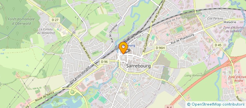 localisation de l'entreprise SCI VIEILLE RIVIERE à SARREBOURG