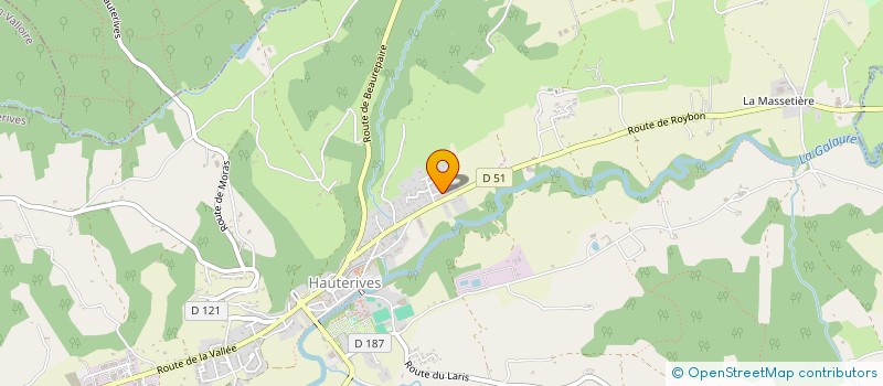 localisation de l'entreprise SCI VIEILLE TOUR  HAUTERIVES