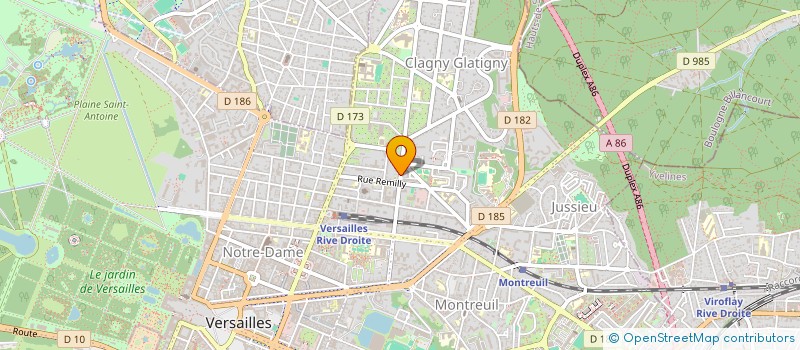 localisation de l'entreprise SCI VIEILLES PIERRES à VERSAILLES