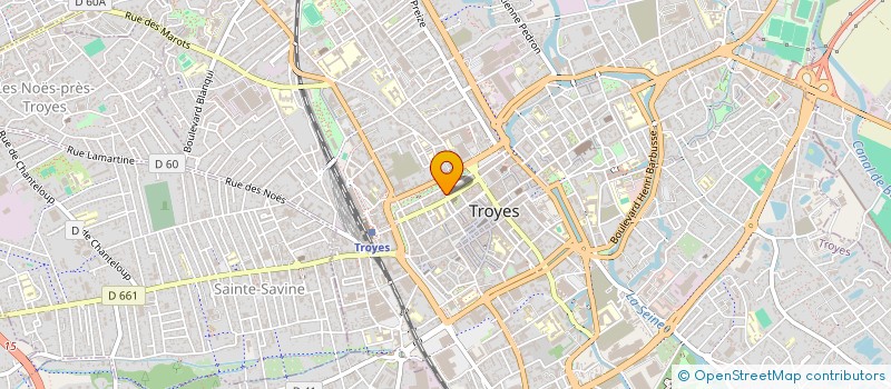 localisation de l'entreprise SCI VIEIRA à TROYES