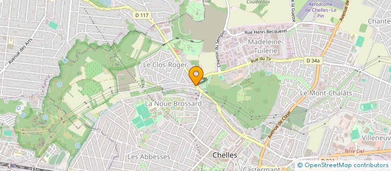 localisation de l'entreprise SCI VIEIRA  CHELLES