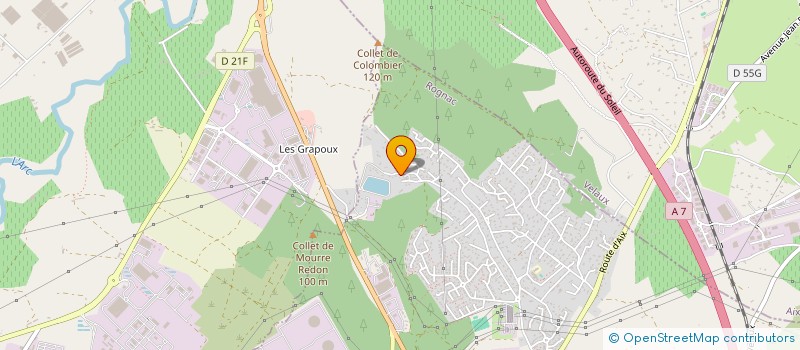 localisation de l'entreprise SCI VIEIRA  ROGNAC