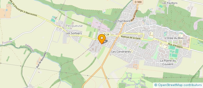 localisation de l'entreprise SCI VIEIRA  LIMOURS