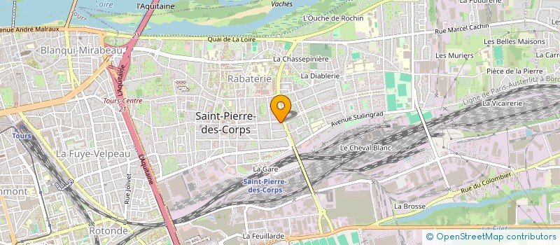 localisation de l'entreprise SCI VIEIRA & GOMES  SAINT-PIERRE-DES-CORPS