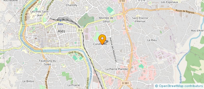 localisation de l'entreprise SCI VIELJEUF  ALES