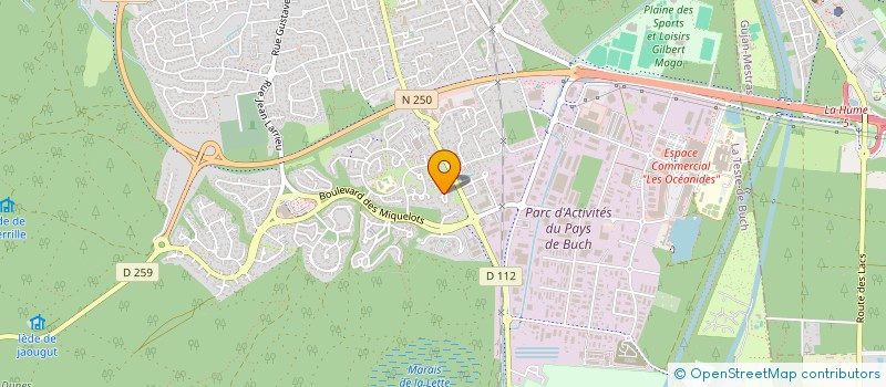 localisation de l'entreprise SCI VIELLA à LA TESTE-DE-BUCH