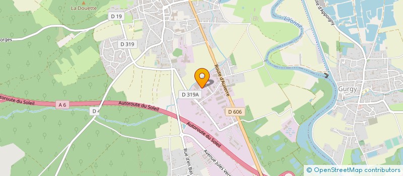 localisation de l'entreprise SCI VIELLARD  APPOIGNY