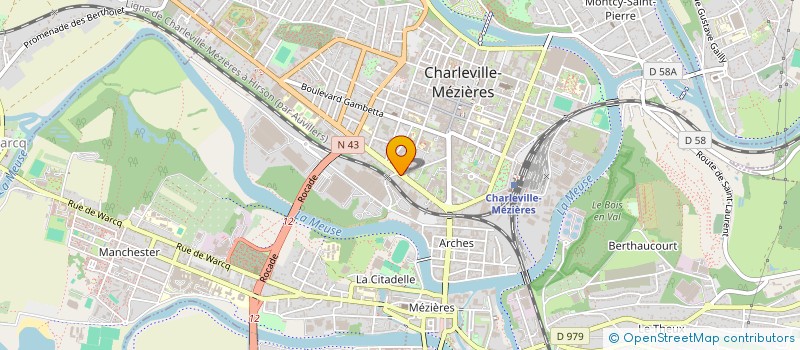 localisation de l'entreprise SCI VIEN NAM  CHARLEVILLE-MEZIERES