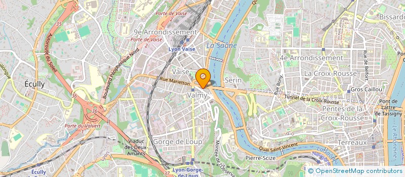 localisation de l'entreprise SCI VIENNE 81  LYON