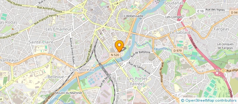 localisation de l'entreprise SCI VIENNE LS à LIMOGES