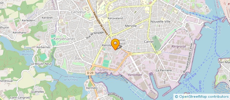 localisation de l'entreprise SCI VIENNET  LORIENT