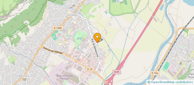 localisation de l'entreprise SCI VIENNOIS  CROLLES