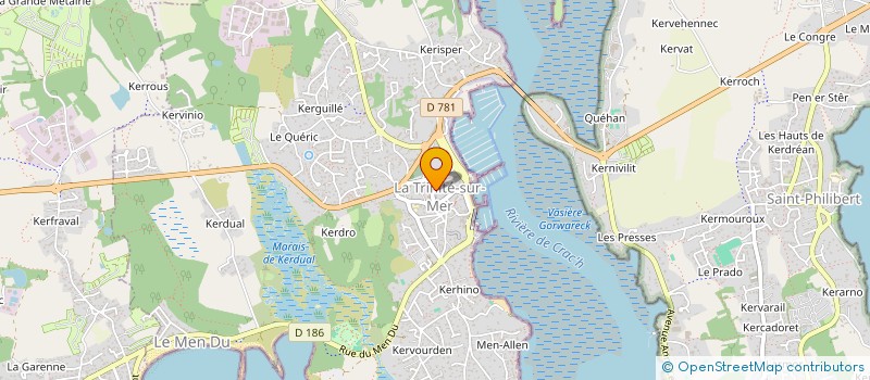 localisation de l'entreprise SCI VIERROMI  LA TRINITE-SUR-MER