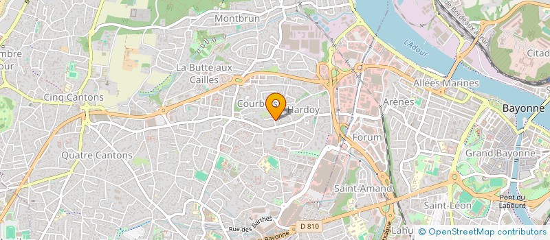 localisation de l'entreprise SCI VIESTOM  ANGLET