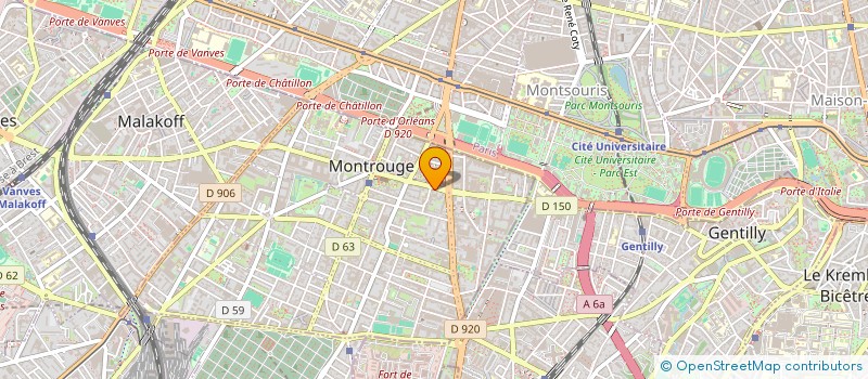 localisation de l'entreprise SCI VIET SAIGON  MONTROUGE