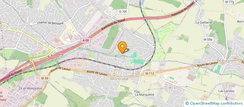 localisation de l'entreprise SCI VIEU  BEAUPUY