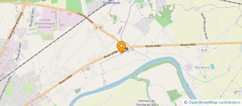 localisation de l'entreprise SCI VIEU à GAILLAC