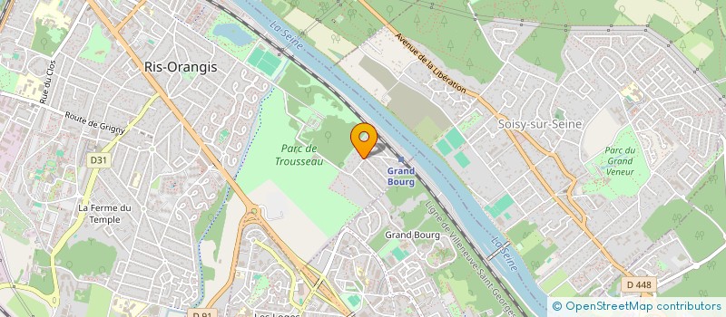 localisation de l'entreprise SCI VIEUX CEDRE à RIS-ORANGIS