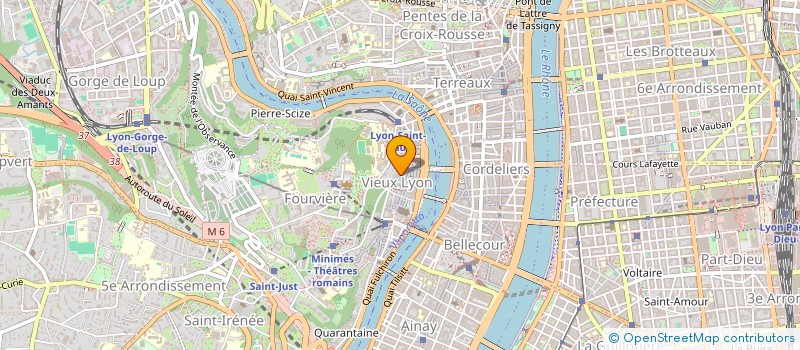 localisation de l'entreprise SCI  VIEUX LYON  LYON