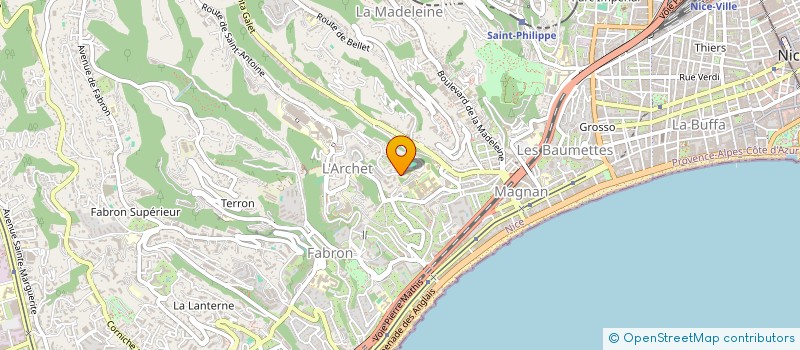localisation de l'entreprise SCI VIEUX MAS à NICE