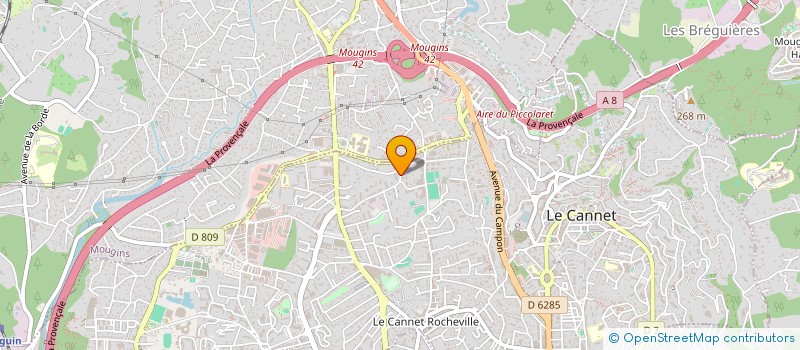 localisation de l'entreprise SCI VIEUX MOULIN à LE CANNET