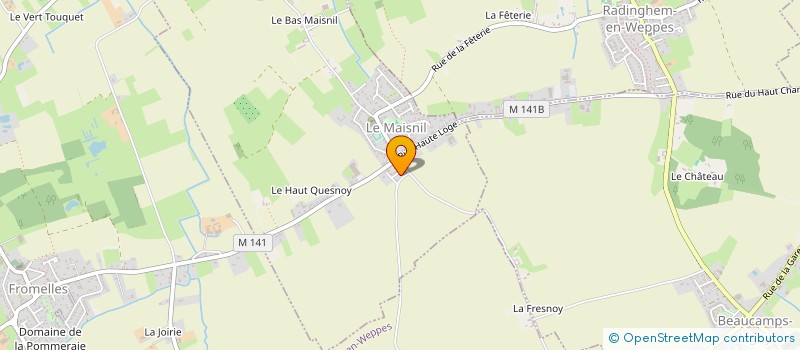 localisation de l'entreprise SCI VIEUX PAVE à LE MAISNIL