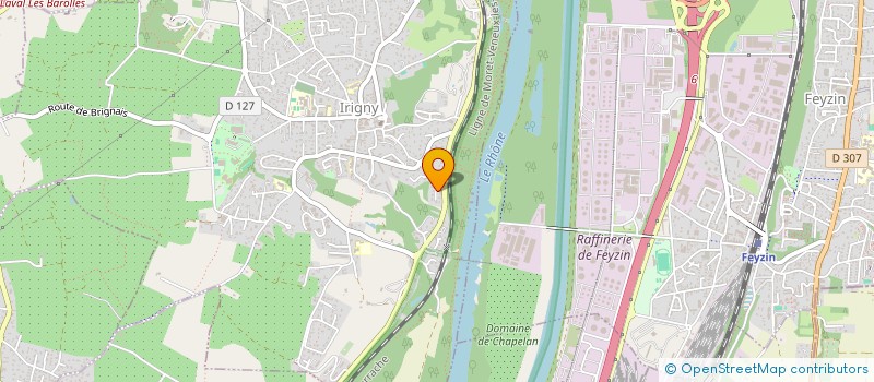 localisation de l'entreprise SCI VIEUX PORT LB  IRIGNY