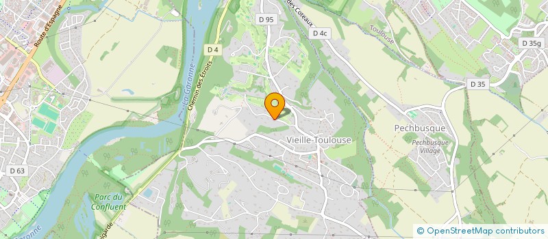 localisation de l'entreprise SCI VIEUX-RAISIN  VIEILLE-TOULOUSE