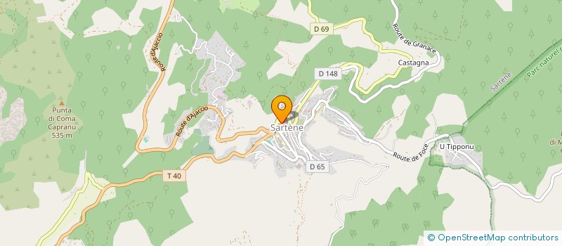 localisation de l'entreprise SCI VIEUX SARTENE à SARTENE